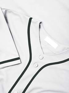 Jersey de Béisbol Juvenil, camisa de malla abotonada sublimada personalizada, uniforme de softbol de sarga con nombre bordado de secado rápido, EE. UU. - Product Image 3