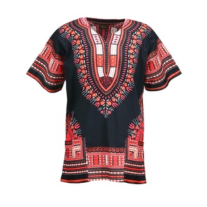 ชั้นนำผู้ส่งออกขายกันอย่างแพร่หลายผ้าฝ้าย100% ทำแอฟริกันเสื้อผ้า Dashiki พิมพ์เสื้อสำหรับผู้ใหญ่อย่างน้อยราคา - Product Image 1