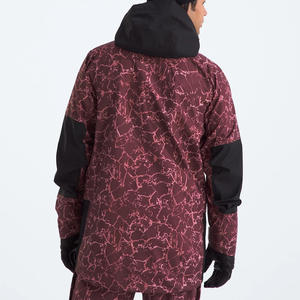 Chaqueta de esquí para hombre OEM con logotipo personalizado, tela aislante transpirable, impermeable, apta para ropa de nieve y servicios de etiqueta privada - Product Image 5