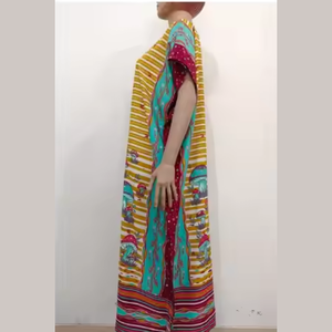 Caftan en rayonne de qualité supérieure Tenue décontractée tendance pour l'intérieur - Product Image 2