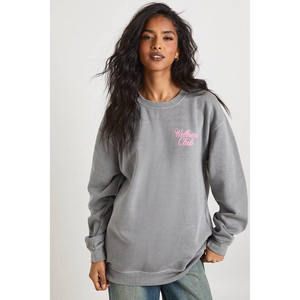 Sweat-shirt à capuche oversize en molleton 100 % coton pour femme, respirant, anti-rétrécissement, pull d'hiver, personnalisable sur le devant, long - Product Image 1