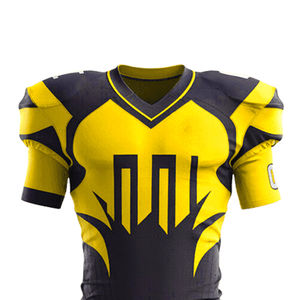 Uniforme de Fútbol Americano Personalizado 2025, Conjunto de Manga Corta, Transpirable, de Secado Rápido, Impresión por Sublimación, Ropa de Equipo, Servicio OEM - Product Image 3
