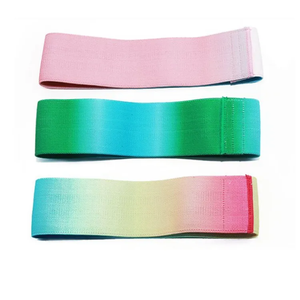 사용자 정의 인쇄 요가 피트니스 <span class=keywords><strong>3</strong></span> 저항 엉덩이 루프 부티 엉덩이 원형 둔근 운동 밴드 세트 - Product Image 2