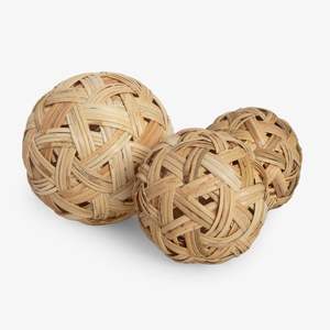 Tendance rond verre bois résine métal fait à la main boules décoratives pour intérieur moderne bol plateau style pièce maîtresse orbes exportation - Product Image 6