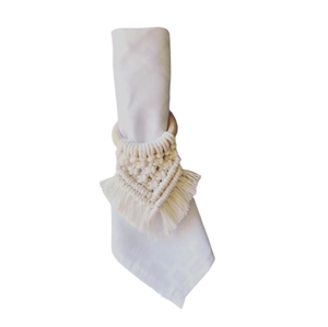 Good Selling Boho Macrame Napkin ring Tassels Nordic gift Napkin ring for table Decoration <b>Wedding</b> <b>accessories</b> - Product Image 2