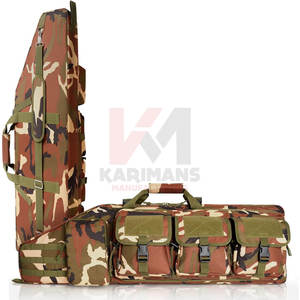 Heavy Duty Tactical Double Paintball Case Soft <b>Bag</b> 36 42 48 Inch Padded Backpack Removable <b>Divider</b> Adjustable Straps Large - Product Image 1