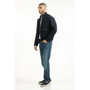 Autumn Casual Stand Collar Genuine <b>Leather</b> <b>Jackets</b> MN-JKT-WS25-041 Regular Fit XS Size Coated Sheep Skin Canvas Polyester - Product Image 4