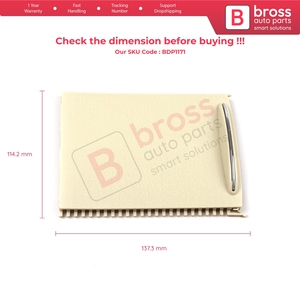 Cubierta Deslizante para Consola BDP1171, Color Beige, 20368001239051 para W203 CL203 - Product Image 6
