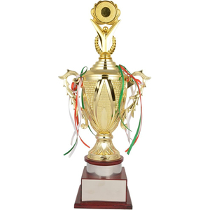 ถ้วยรางวัลทองคำขนาดใหญ่ระดับไฮเอนด์ถ้วยรางวัลดีไซน์ใหม่ที่ปรับแต่งได้สำหรับการแข่งขันกีฬาการแข่งขันรางวัลโลหะมีให้บริการที่นี่ - Product Image 2