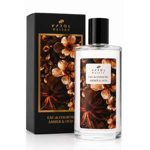 Varol Maison Amber Oud Colonia 200 ml Eau de Cologne para Hombre y Mujer, Aroma Floral-Frutal-Amaderado, Jazmín, Oud, Spray Líquido - Product Image 3