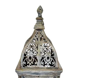 โคมไฟทองเหลืองโบราณสไตล์ยุโรปทำด้วยมือโคมไฟธรรมชาติเก๋ไก๋สไตล์วินเทจแขวนในสวน - Product Image 4