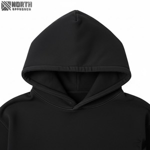 Sudadera con capucha Oem Men's Oversized Acid Wash | Algodón pesado de 500g/m², ropa de calle desgastada y desteñida por el sol, sudaderas con capucha personalizables para hombre - Product Image 4