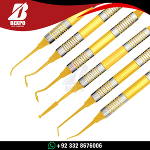 Instrumentos de Acero Inoxidable de Alta Calidad, Juego de 6 Instrumentos Manuales para Restauración Dental - Product Image 6