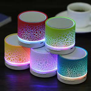便携式迷你无线蓝牙音箱，适用于派对、收音机、音频播放器、麦克风，带 USB LED 立体声音乐盒 - Product Image 2