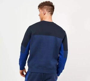 Chándal de dos piezas de alta calidad, jersey liso, conjunto de sudadera, 100% de algodón polar de gran tamaño, chándal de cuello redondo personalizado para hombre - Product Image 3