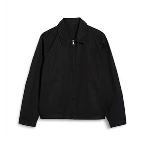 Veste en jean 2025 coton pour hommes, conception personnalisée, vestes décontractées à fermeture éclair doublées en toile lourde OEM 100% vente en gros - Product Image 1