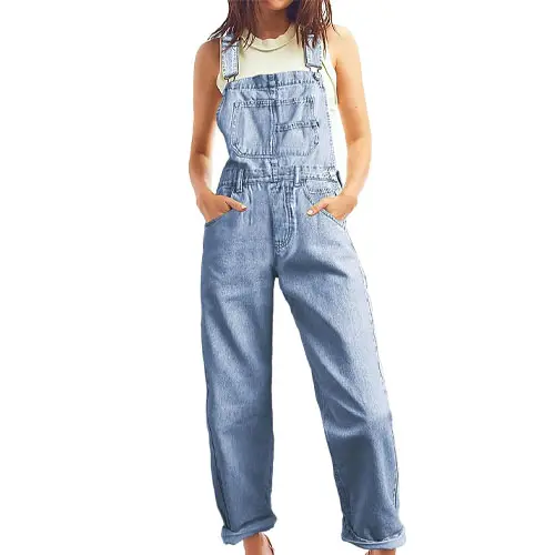 Bester Preis OEM Benutzer definierte Größe und Farben Einfache Arbeits kleidung Latzhose für Männer und Frauen Overalls Denim Fabric Custom ized