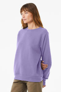 Meilleur sweat-shirt polaire unisexe mi-poids Independent Trading Pigment-Dyed Crewneck Garment-Dyed Taille 6XL pour l'hiver - Product Image 5