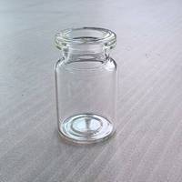 Flacons pharmaceutiques en verre borosilicate de 5 ml, design fileté, transparents et stérilisables, compatibles avec les seringues