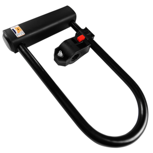 The U lock for bikes, which has received the UK Sold Secure silver mark, offers significant protection against theft