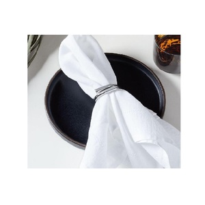 Anillo de acero inoxidable para servilletas, venta al por mayor, a granel, anillos de Metal y plata para mesa - Product Image 6