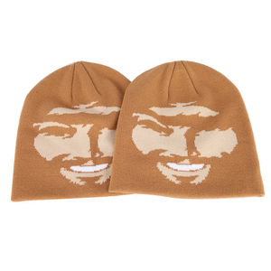 Bonnet Jacquard tricoté unisexe de haute qualité Logo personnalisé chapeau d'hiver pour hommes accessoire de voyage élégant - Product Image 6