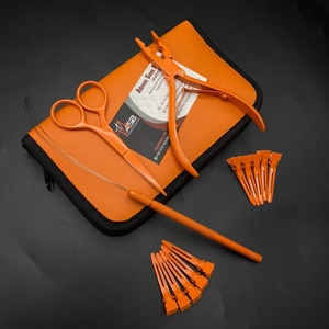 Alicates para extensión de cabello con microperlas de dos orificios naranjas, grado quirúrgico, acero inoxidable, ecológico, marca ASB, Kit de herramientas de uso comercial - Product Image 5