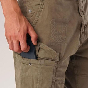 Pantalones Cortos Deportivos para Hombre de Alta Calidad, 100% Algodón, Cierre de Cremallera Central, Transpirables, de Secado Rápido, para Uso Casual, Servicio OEM, Los Mejores - Product Image 4