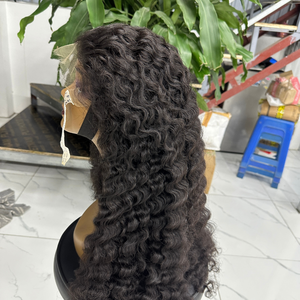 Cheveux humains brésiliens naturels bouclés Hd Lace Frontal perruque pas cher perruques pour les femmes noires vendeurs de perruques Lace Frontal - Product Image 2