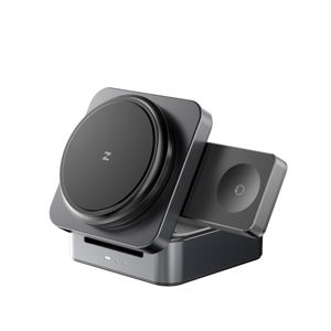 Estación de carga inalámbrica FoldTrack 3-en-1-Dorado - Product Image 1