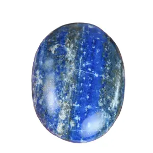 Bán buôn Lapis Lazuli Palm Stones Chất lượng cao cấp Lapis palmstone tự nhiên đánh bóng tinh thể Palm/đá quý Healing Pocket lòng bàn tay