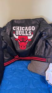 Chaqueta de lona para hombre Chicago Vintage Baseball Bomber Letterman Varsity Ultra Game transpirable invierno High Street negro - Product Image 5