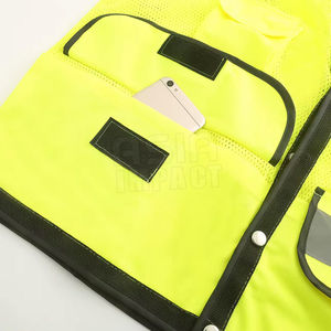 Venta al por mayor de ropa reflectante de impresión personalizada sitio de construcción reflectante ropa de seguridad chalecos - Product Image 3