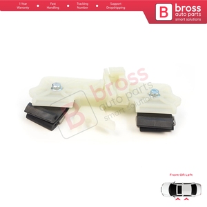 V1BWR1178 Window Regulator Repair <b>Clips</b> Left Door for Fiesta MK6 CB1 CCN JA8 JR8 2008-2017 4/5 Door 1573811 1568451 - Product Image 3