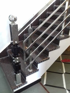 Chất lượng tốt nhất tay vịn bóng trong SS lan can Phụ kiện cho boong tay vịn và lan can bao gồm dấu ngoặc khuỷu tay bao gồm và tất cả - Product Image 5