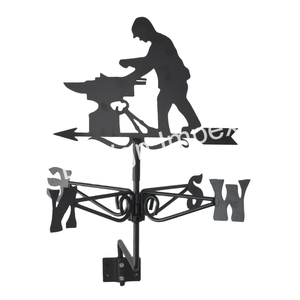 Man Weather Vane Wholesale Supply Best Selling Good Quality Vintage Style Garden Wine Direction <b>Compass</b> Unique Weather Vane <b>Sale</b> - Product Image 3