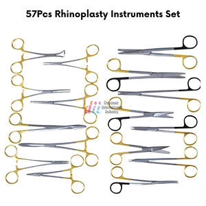Venta caliente de calidad superior 57 piezas de instrumentos de rinoplastia para cirugía nasal conjunto de instrumentos quirúrgicos básicos - Product Image 2