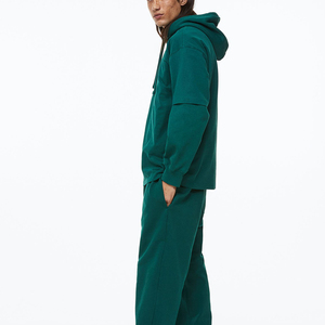 Chándal ajustado personalizado para hombre, ropa deportiva, conjunto de chándal para gimnasios, chándal, Material de alta calidad, cremallera, capucha, Jogging para hombre - Product Image 1