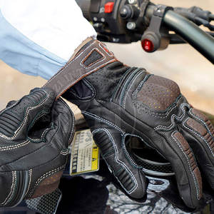 Guantes de carreras de alta calidad Guantes de cuero de motocicleta con pantalla táctil para deportes y carreras - Product Image 2