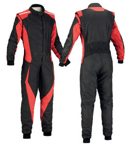 Traje de carreras con logotipo personalizado de alta calidad para hombres transpirable de talla grande diseño Popular para Karting motocicleta Auto Racing Wear - Product Image 6