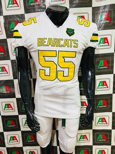 Ropa de fútbol americano bordado de talla grande Jersey transpirable estirable sublimación pantalones cortos OEM Pakistán Real Factory - Product Image 5