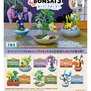 Set de Figuras ReMent Pokemoned Bonsai V3, Cajas Selladas a Granel, 6 Figuras por Caja, Hechas de Plástico, Origen de la Animación Japonesa, Edades 7-12 - Product Image 1