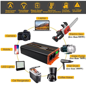 HOULI - ¡Gran oferta! Inversores de corriente de onda sinusoidal pura de 12V, 24V, 48V, 10000W, 6000W, 5000W, 4000W, 3000W para vehículos solares - Product Image 6