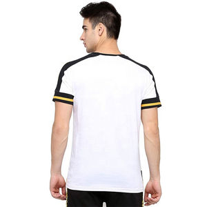 T-shirt pour homme en coton 100% de fabrication pakistanaise, prix de gros, dernier design, vêtements décontractés, logo personnalisé, deux couleurs, en vente - Product Image 2