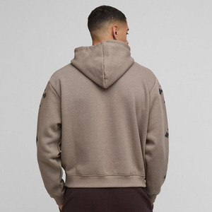 Sweat à capuche texturé à manches longues pour hommes Casual Sweats à capuche légers Pull à capuche avec cordon de serrage - Product Image 5