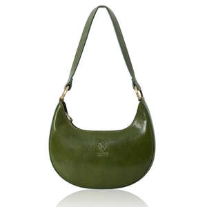 Bolso de Hombro Media Luna de Cuero Genuino Italiano - Mediano-PM615 - Product Image 2
