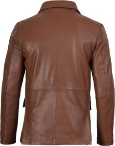 2026 nouveaux hommes automne veste en cuir col montant respirant coupe-vent poches latérales en gros bonne qualité tenue décontracté - Product Image 3