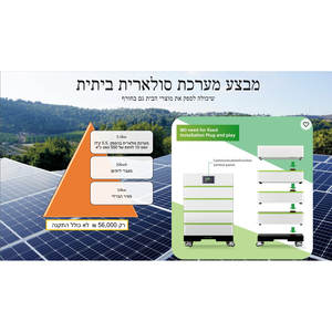 Sistema de Paneles Solares para el Hogar con Controlador MPPT de Silicio Monocristalino y Batería de Iones de Litio - Product Image 1