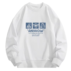 Sweat-shirt personnalisé en relief, écologique, pour hommes et femmes |   Pull en molleton de coton de qualité supérieure avec design en strass |   Streetwear OEM/ODM vierge - Product Image 1