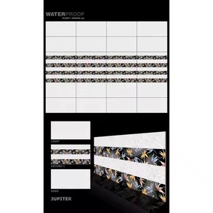 กระเบื้องลายพอร์ซเลนเคลือบเงาขนาด300X600มม. แนววินเทจ30x60ซม. อิฐหินลายนูนเคลือบเงาพื้นด้านในห้องน้ำทันสมัย - Product Image 6